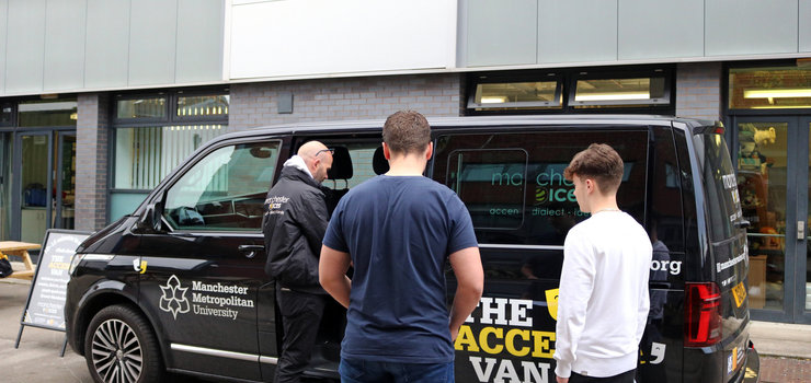 Image of The Accent Van visits English Language